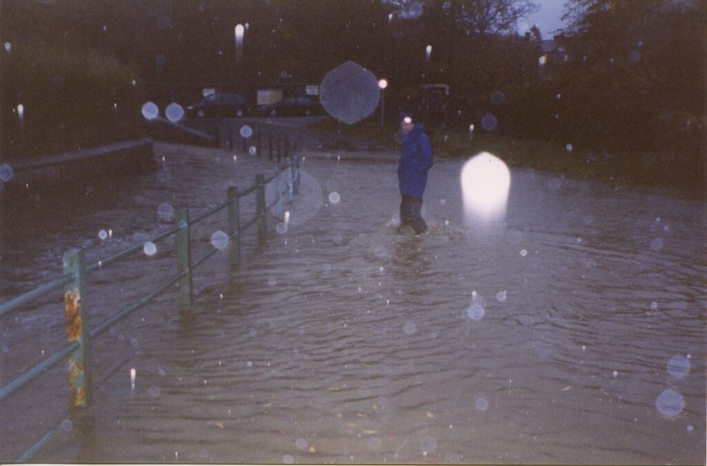 1999 Nov Dovenby Flood Beck Overflowing To Garden Of The Cottages