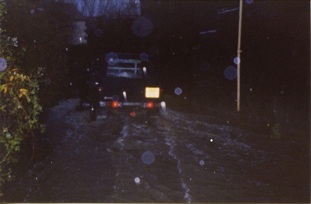 1999 Nov Dovenby Flood Road Flooded