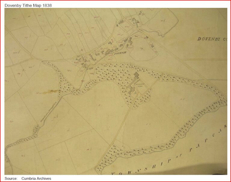 Maps of Dovenby 1838 to 2020 – Dovenby Village