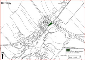 2020 Dovenby village showing field strips from Allerdale Plan 2020