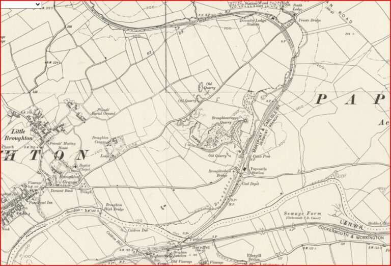 Railway for Dovenby Hall – Dovenby Village