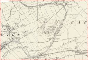 Rail Route Brigham By St Bridgets Over Derwent Follow Hedge Up To Curve Left At Dovenby Hall Map NLS